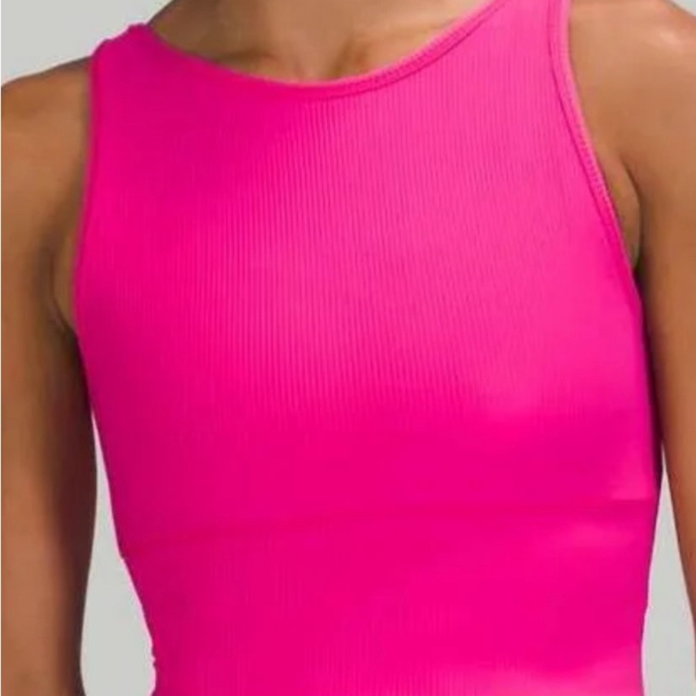 Lululemon Athletica Pink Reversible Align Tank Top
